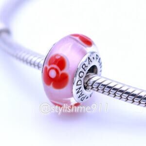 Authentic PANDORA Flowers For You Red Charm - 790647